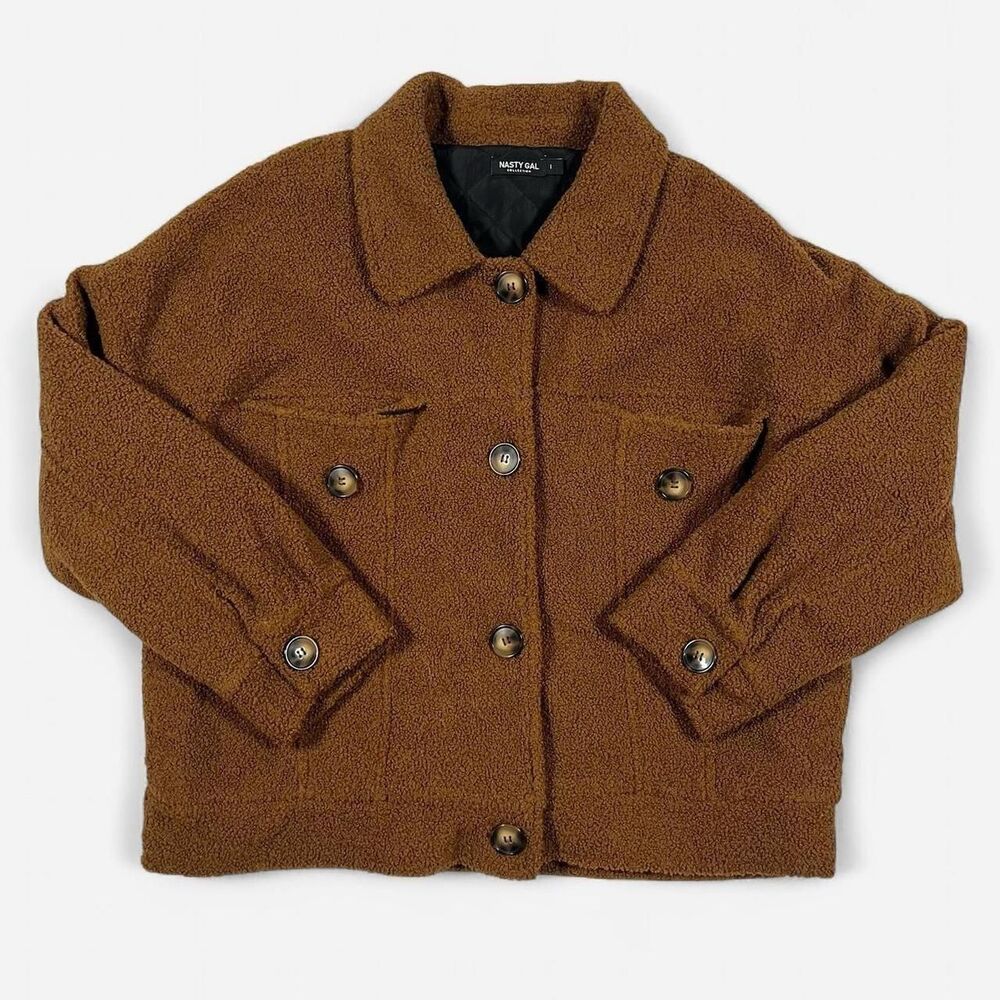 Nasty-gal Women's Brown Coat
